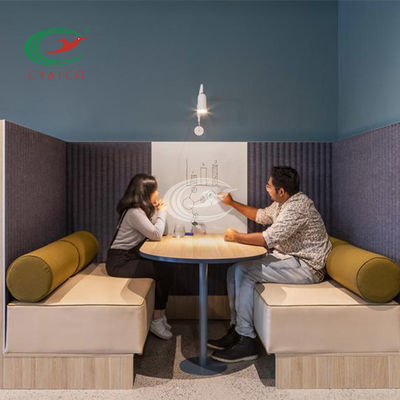 جودة  Multicolor Wavy Polyester Fiber Acoustic Panel Moistureproof مصنع