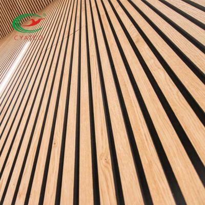 شرائح خشبية متينة عديمة الرائحة ، ألواح خشبية مخددة مقاومة للحريق
