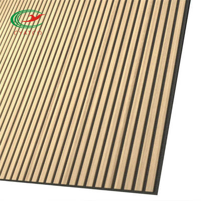 ألواح الجدران الخشبية الصوتية Mildewproof ، ألواح خشبية متعددة الأسطح عازلة للصوت