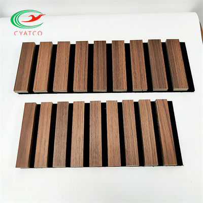 لوحة الحائط الخشبية الصوتية العازلة للصوت معزولة بالحرارة 2400x600mm