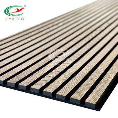 Mildewproof MDF Acoustic Wall Panels الداخلية متعددة الأغراض للمكتب