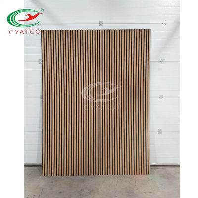 Flavorless Hotel Wood Slat Acoustic Panels عازلة للصوت متينة