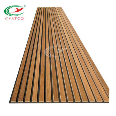 لوحات الحائط الصوتية الخشبية الصلبة OEM صديقة للبيئة Mildewproof