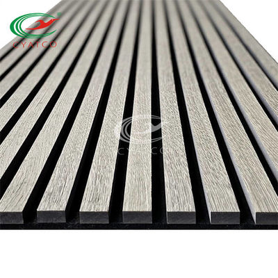 الداخلية ألواح الجدران الصوتية البلوط الطبيعي Slat Wood Fire Retardant