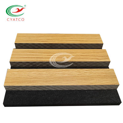 قشرة الخشب الزخرفية الصوتية Slat Wall مقاومة للاهتراء