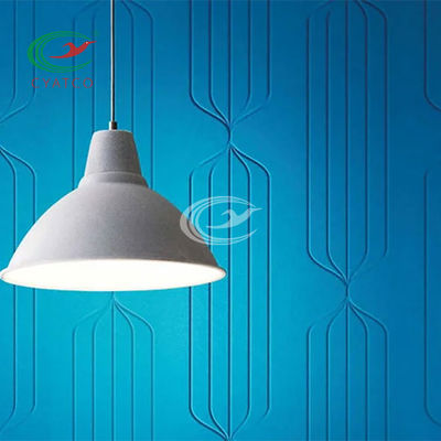 المعاد تدويرها منحوتة لوحات PET الصوتية عازلة للصوت غير مسببة للحساسية