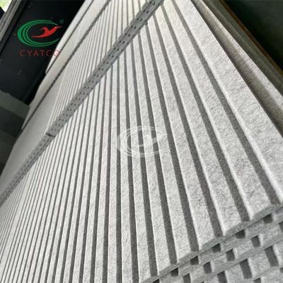 منحوتة فيلت PET Acoustic Board خفيفة الوزن Mildewproof امتصاص الصوت