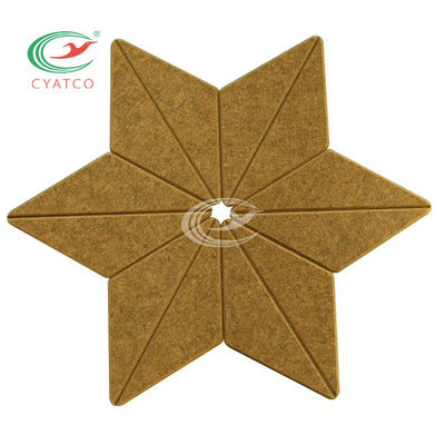 منحوتة فيلت PET Acoustic Board خفيفة الوزن Mildewproof امتصاص الصوت
