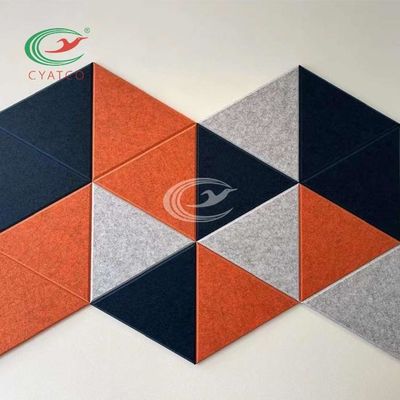 OEM بلاط صوتي مقاوم للحريق متعدد الأغراض على شكل مثلث