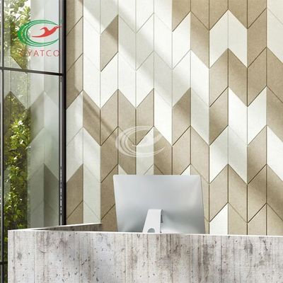 2200gsm ألواح الحائط الفيلت غرفة الاجتماعات الصوت الممتص حائط الفن ASTM E84 معيار الولايات المتحدة