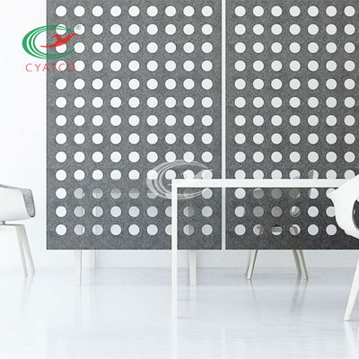 CE معلقة PET Acoustic Panels غرفة المقسم Flameproof عديم الرائحة