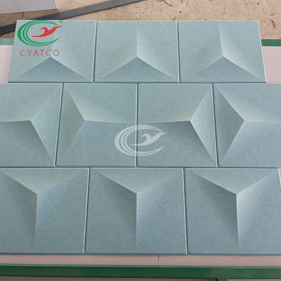 Star Textured 3D Acoustic Wall Tiles Moistureproof متعدد الألوان