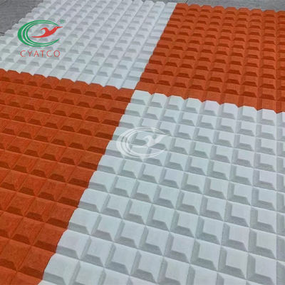 مكعب 3D لوحة ألياف البوليستر الصوتية عازلة للصوت ل KTV
