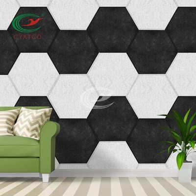 لوحة الحائط الصوتية الحديثة من البوليمر المعاد تدويرها الصف A ASTM E84 40+ الألوان