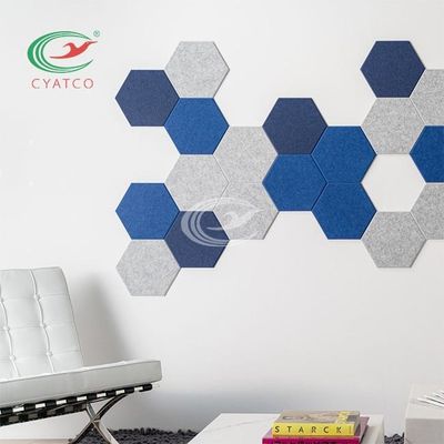 OEM عازلة للصوت السداسي الصوتية لوحات عملية صديقة للبيئة