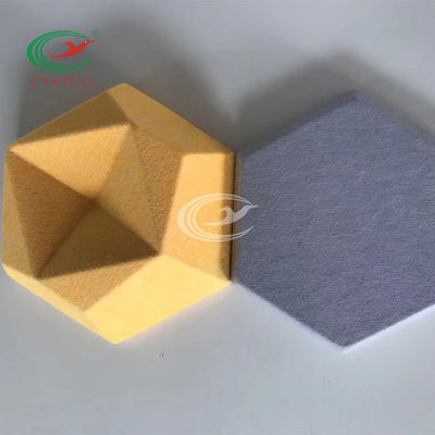 خفيفة الوزن 3D مسدس لوحات الصوتية مقاومة للحريق ألياف البوليستر