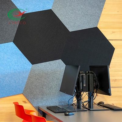 OEM عازلة للصوت السداسي الصوتية لوحات عملية صديقة للبيئة