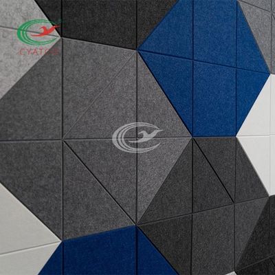 OEM عازلة للصوت السداسي الصوتية لوحات عملية صديقة للبيئة