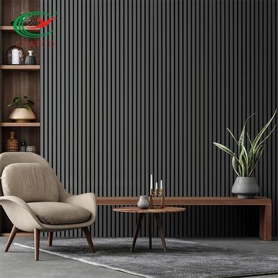 MDF عازلة للصوت من خشب الجوز ، ألواح خشبية عديمة الرائحة