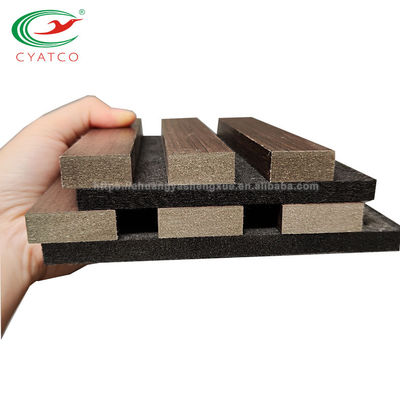 ألواح الحائط الصوتية الخشبية 2400Mm X 605Mm صيانة منخفضة
