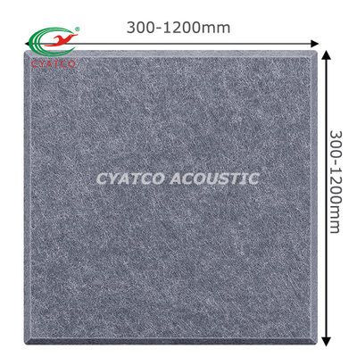 CYATCO 12 &quot;× 12&quot; مربع ألياف الجدار لوحة الجدار الصوتية الصلبة لوحات رغوة سهلة لقطع الحجم